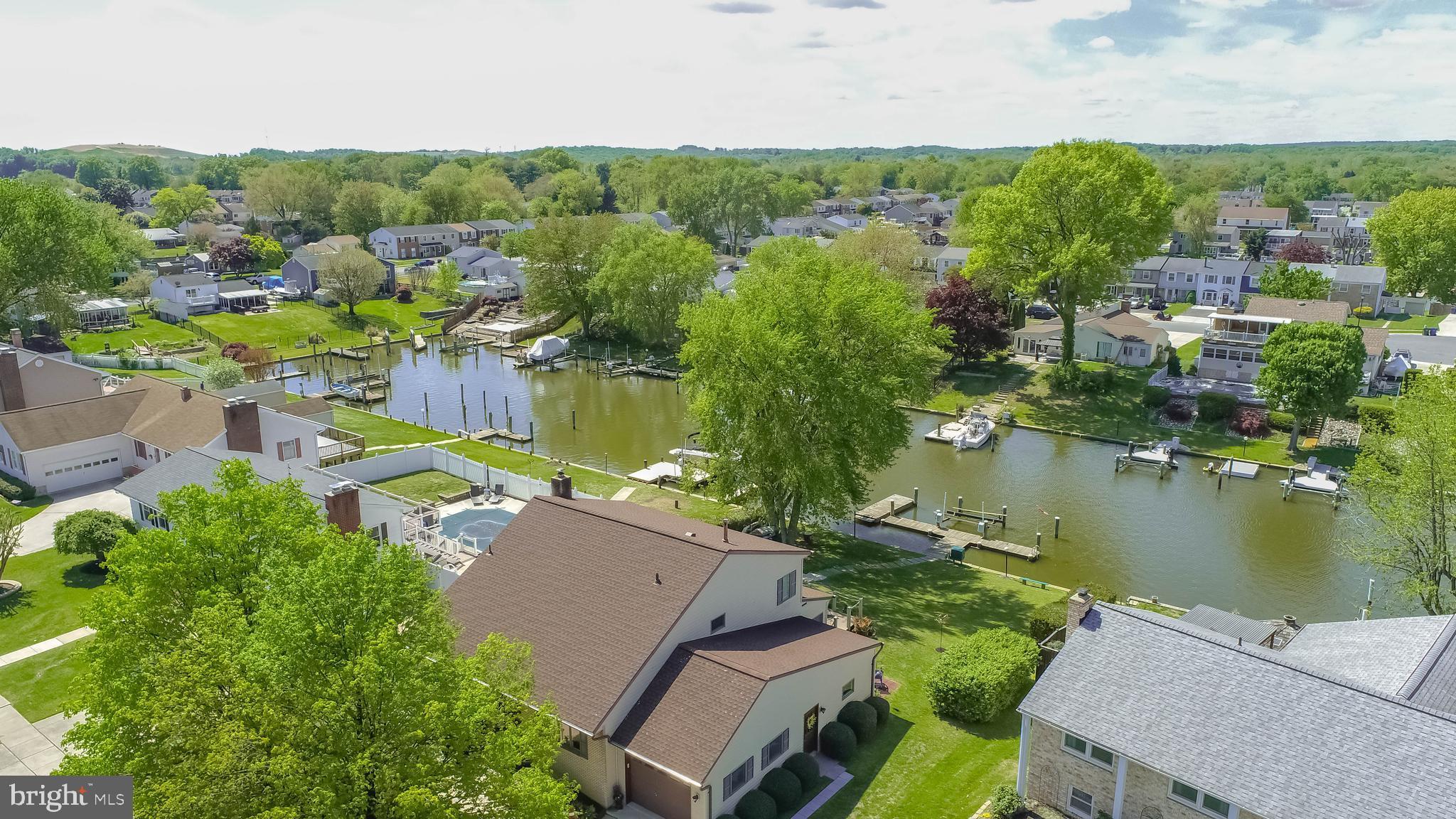 110 Shell Cove Court Joppa, MD 21085 - Photo 82 of 104 an aerial view of a house with a lake view