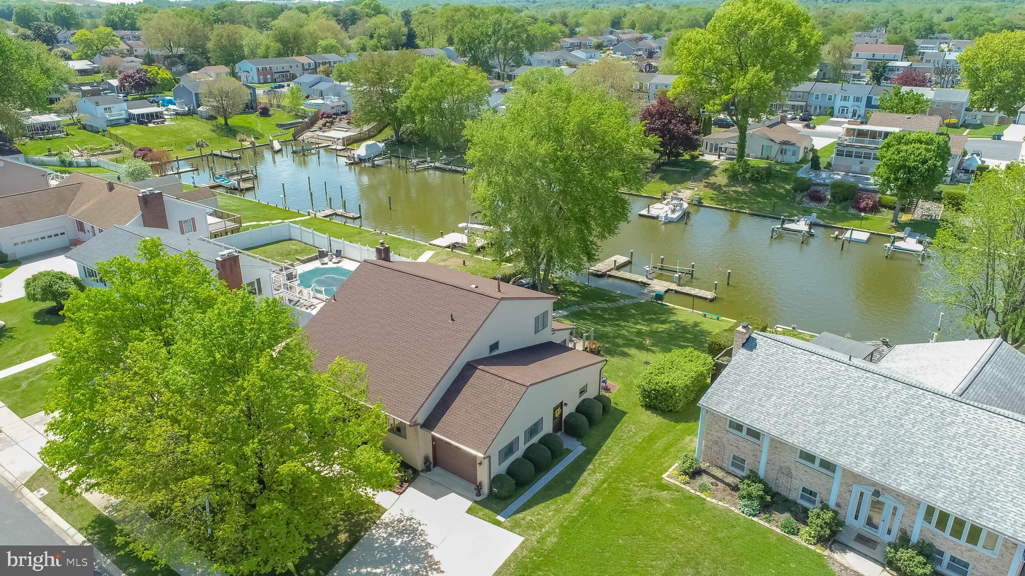 110 Shell Cove Court Joppa, MD 21085 - Photo 87 of 104 an aerial view of a house with a lake view