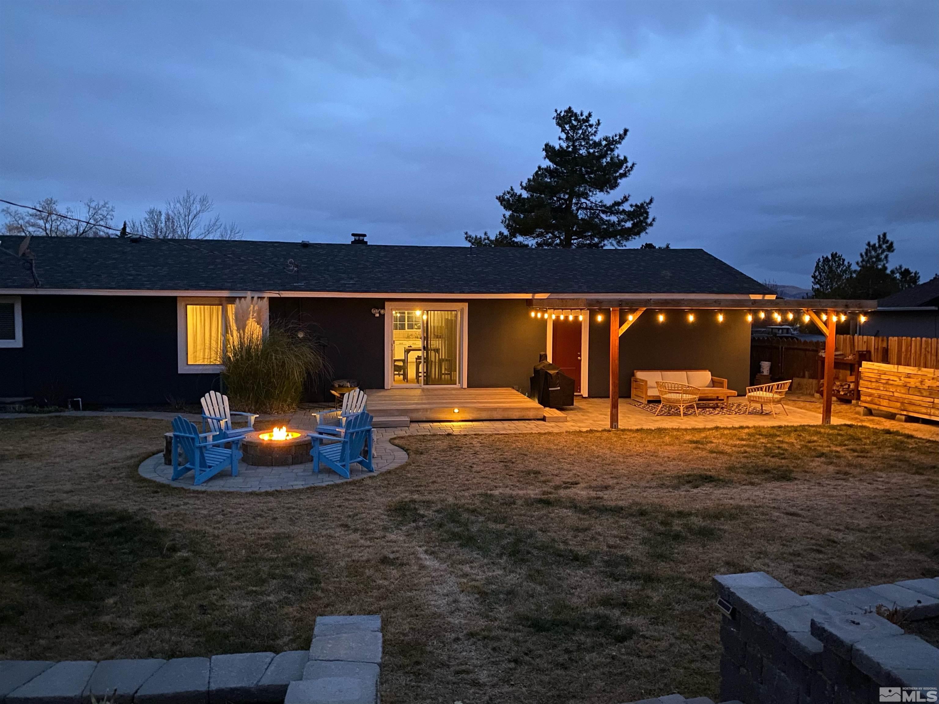 14660 Chamy Drive Reno, NV 89521 - Photo 38 of 38 a front view of a house with sitting area