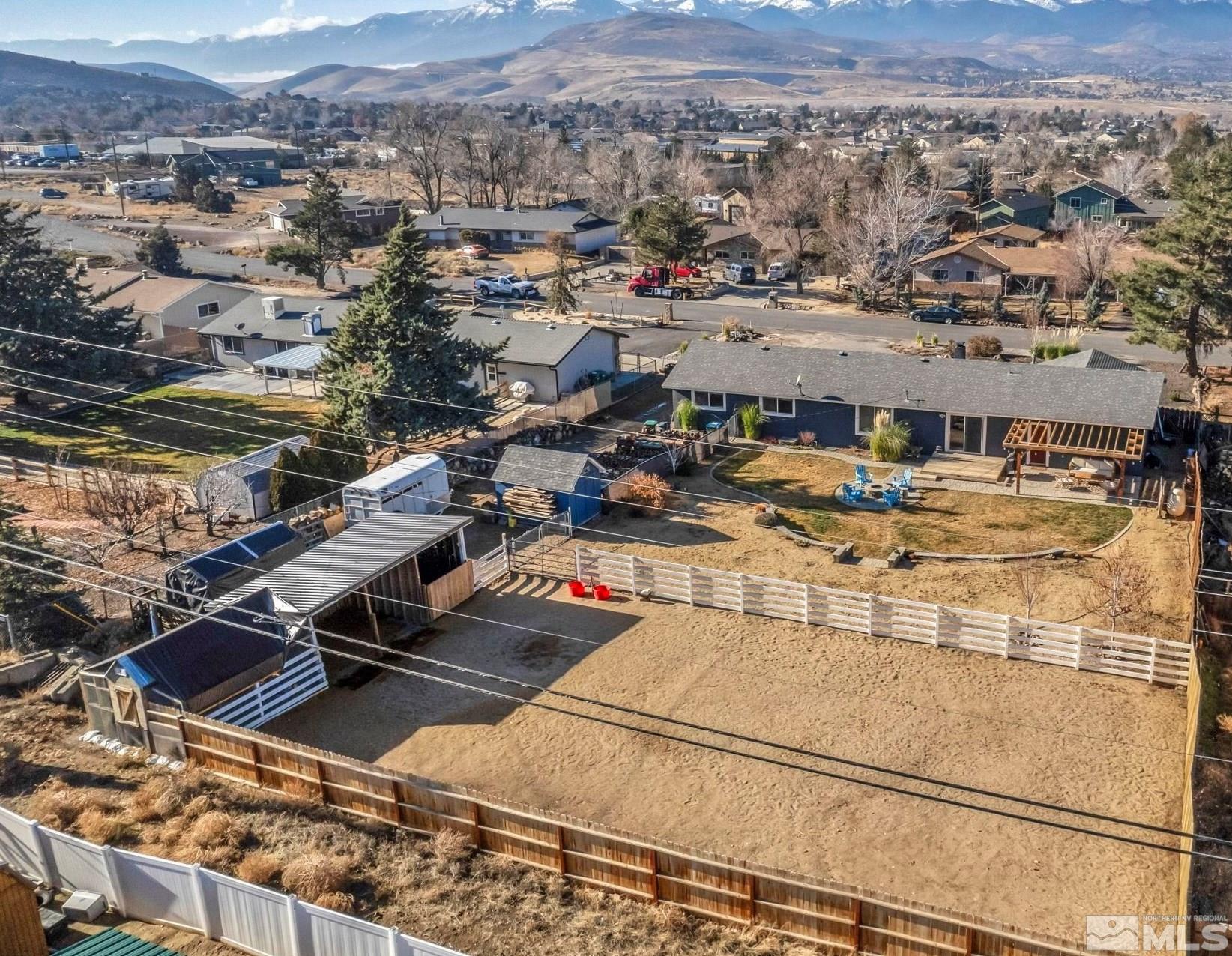 14660 Chamy Drive Reno, NV 89521 - Photo 5 of 38 an aerial view of residential houses with outdoor space