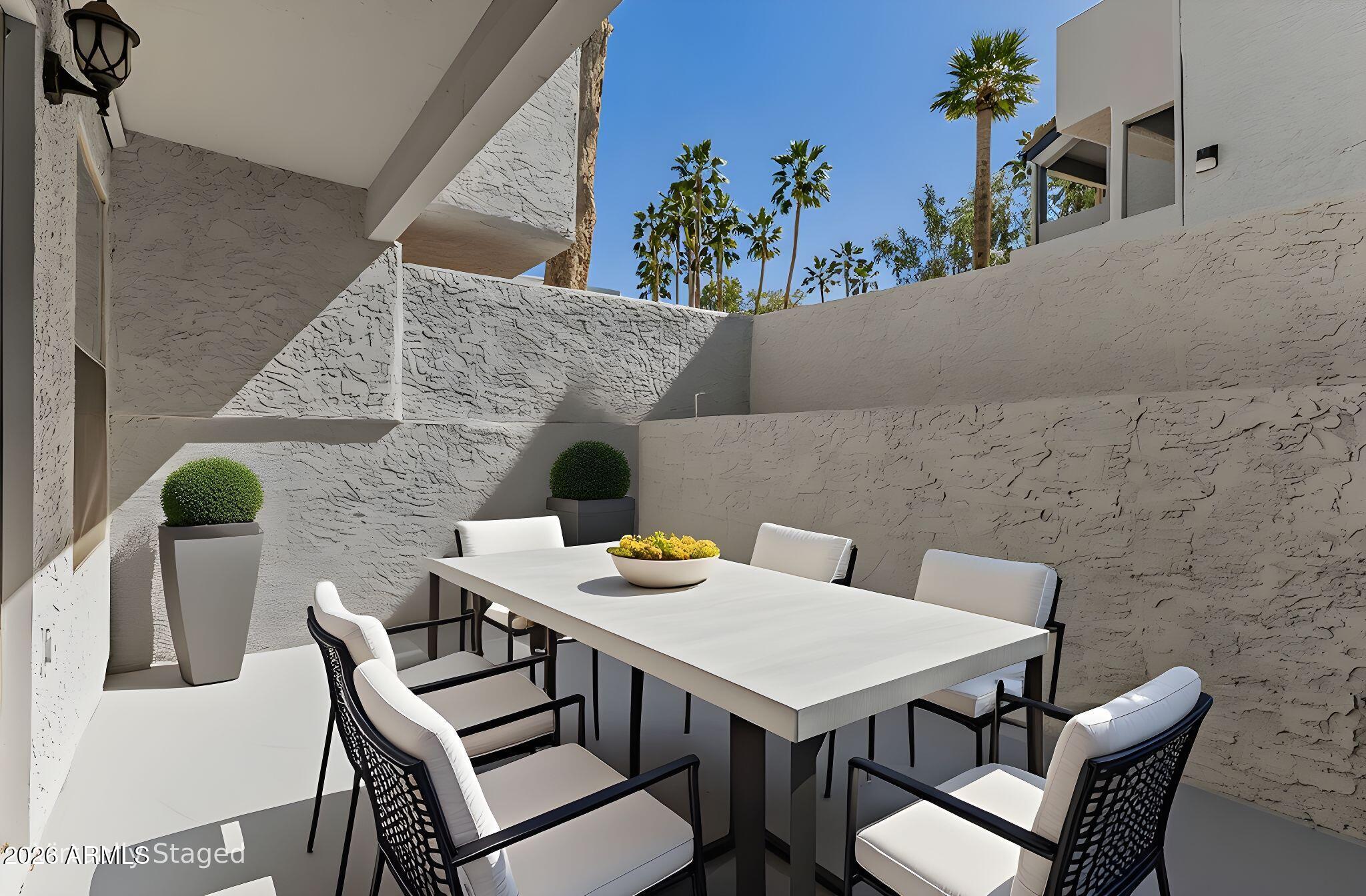 1331 West Baseline Road, Unit 110 Mesa, AZ 85202 - Photo 22 of 33 Staged Patio