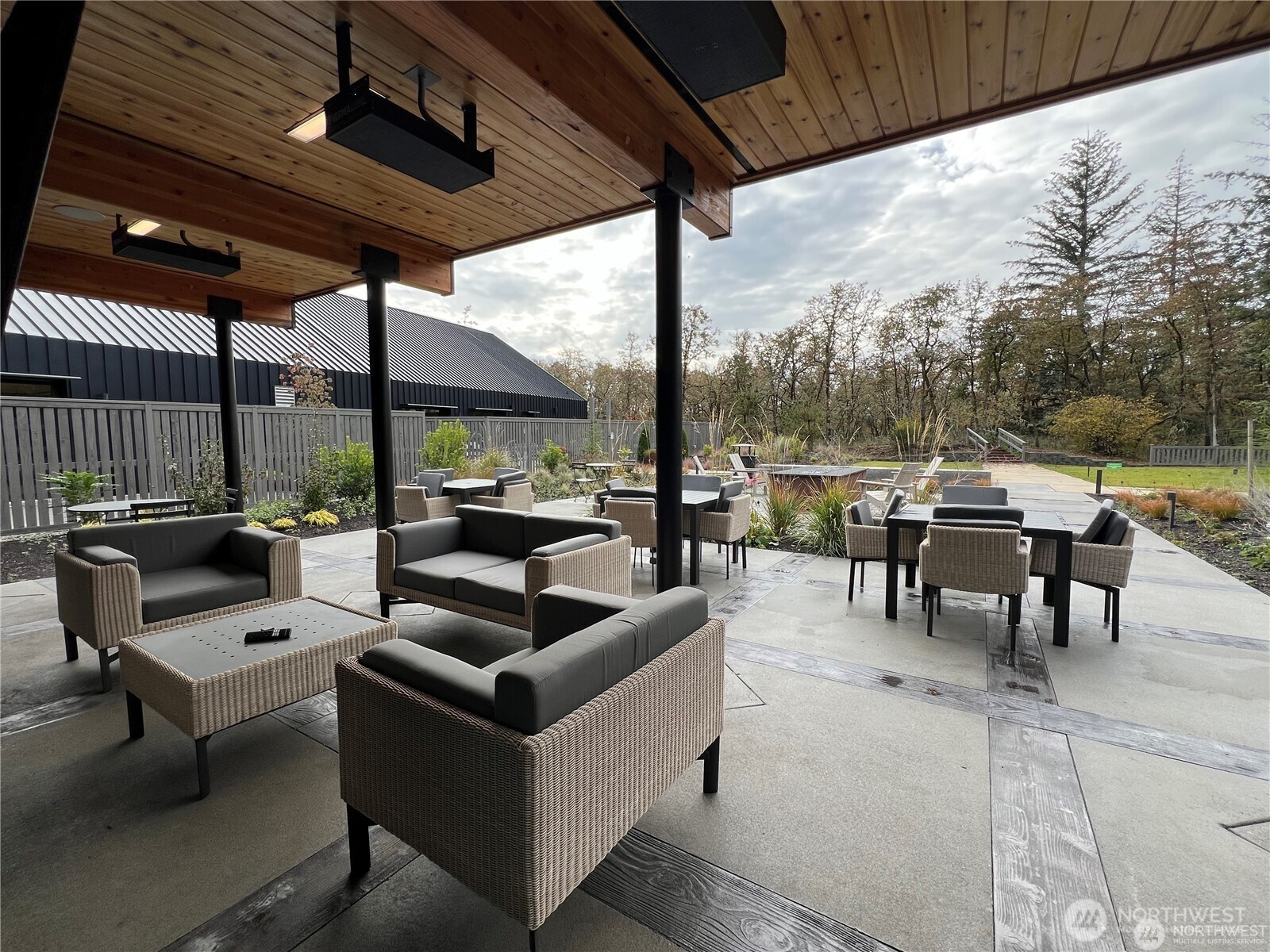 3311 Colville Street Southeast Lacey, WA 98513 - Photo 29 of 40 a living room with patio furniture and a grill