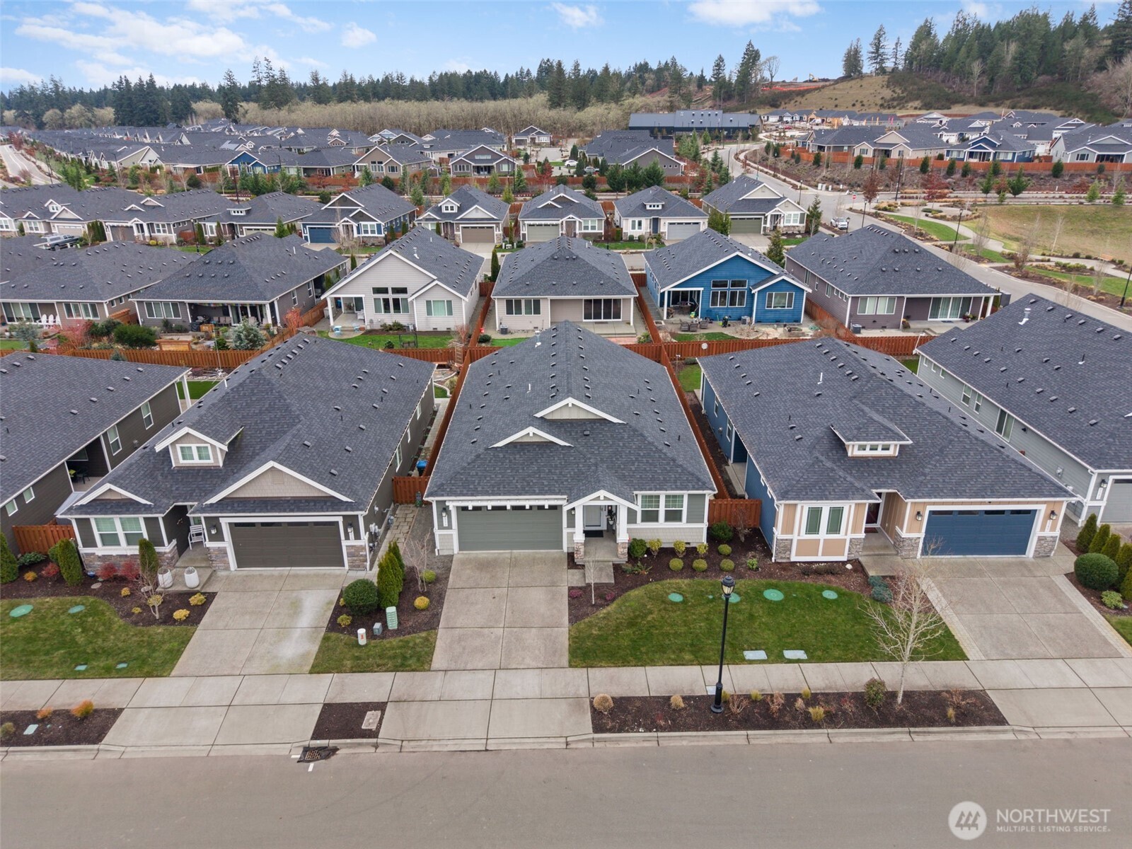 3311 Colville Street Southeast Lacey, WA 98513 - Photo 38 of 40 an aerial view of multiple houses