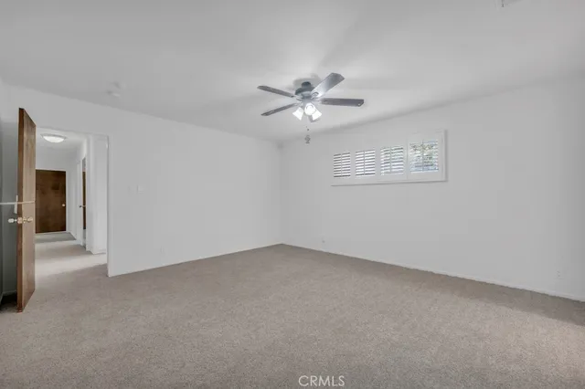 a view of hallway with closet