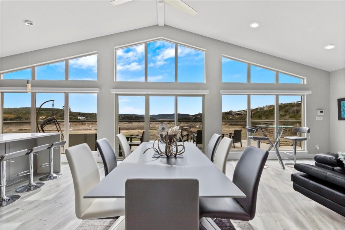 entertain in your dining room with expansive views