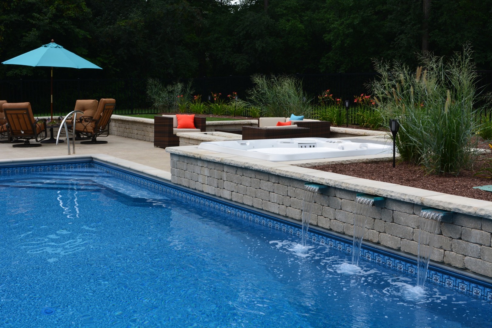 6814 Red Barn Road Crystal Lake, IL 60012 - Photo 45 of 50 swimming pool view with a garden space