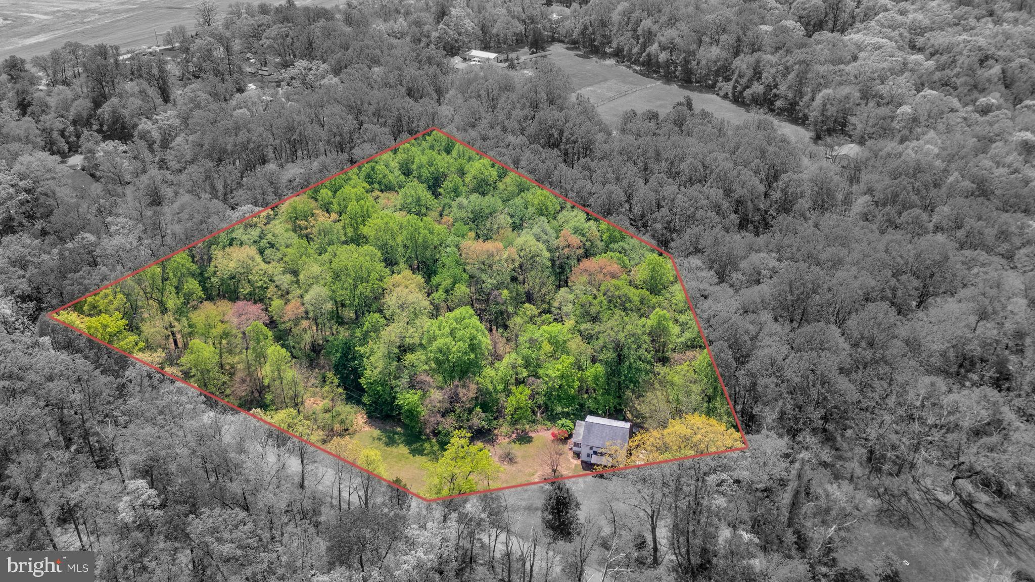 a view of a backyard of a house