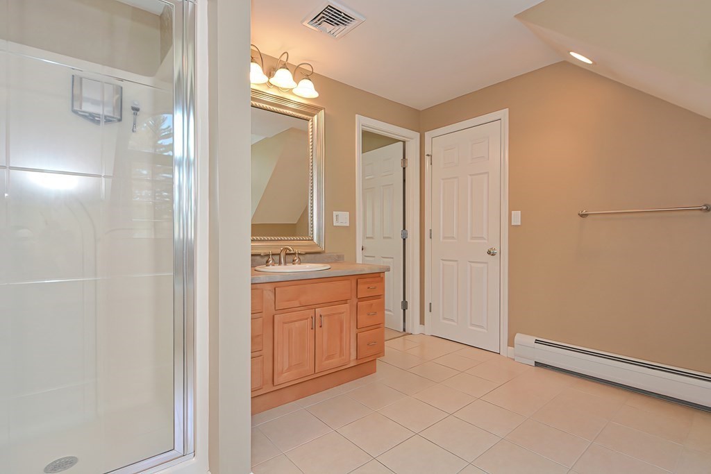 101 Paradise Lane Rochester, MA 02770 - Photo 16 of 42 a bathroom with a granite countertop sink mirror and