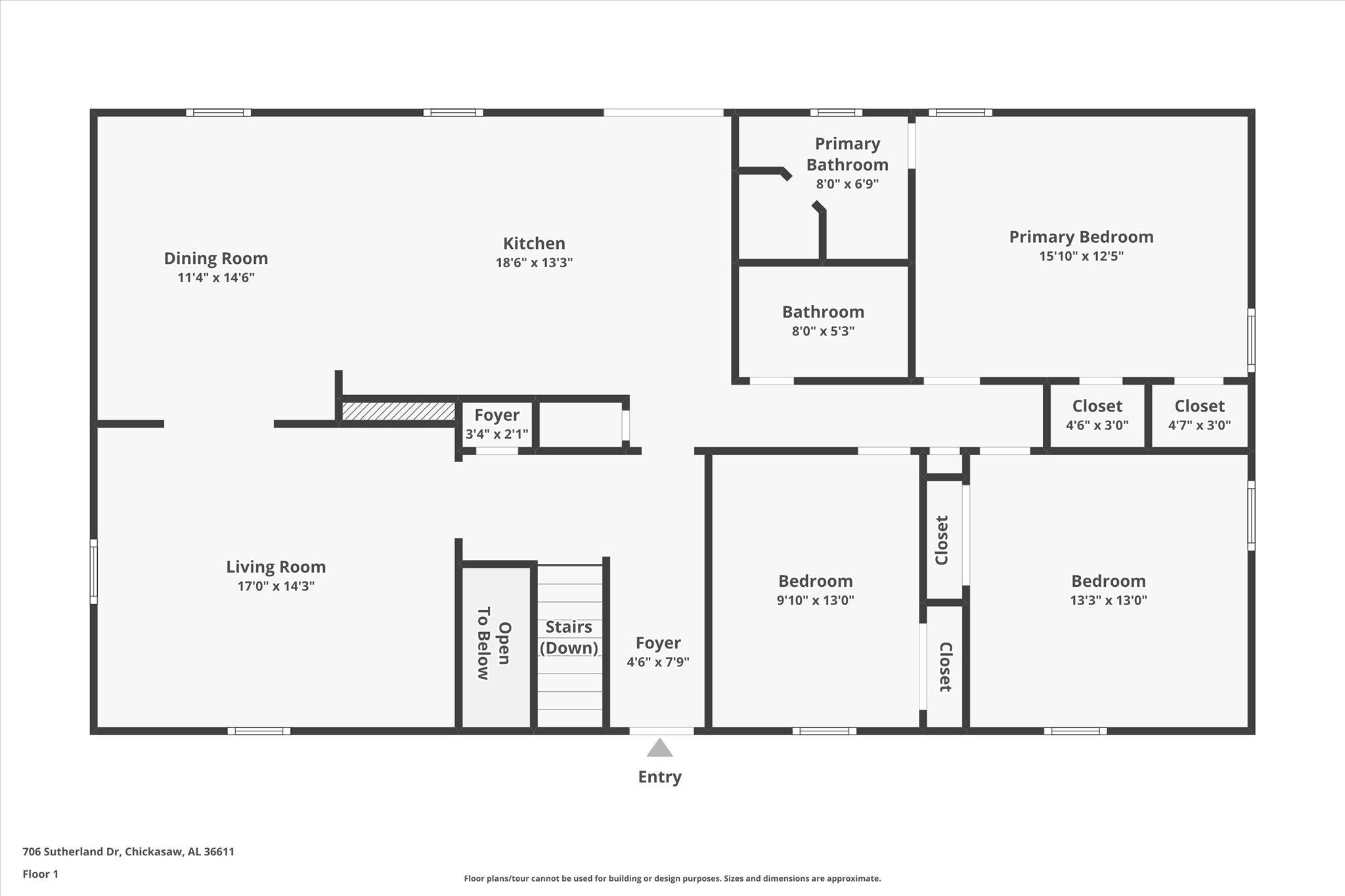 706 Sutherland Drive Chickasaw, AL 36611 - Photo 33 of 33 Plan