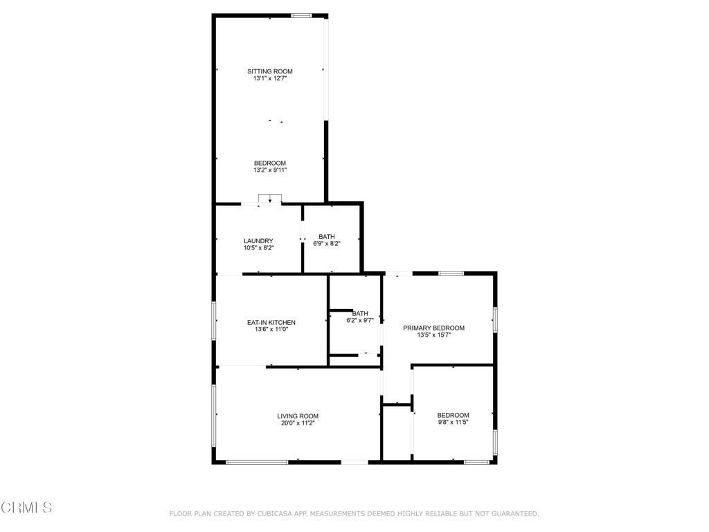 587 Vine Street Oak View, CA 93022 - Photo 31 of 31 587 Vine St Floor Plan