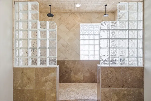 a utility room with cabinets