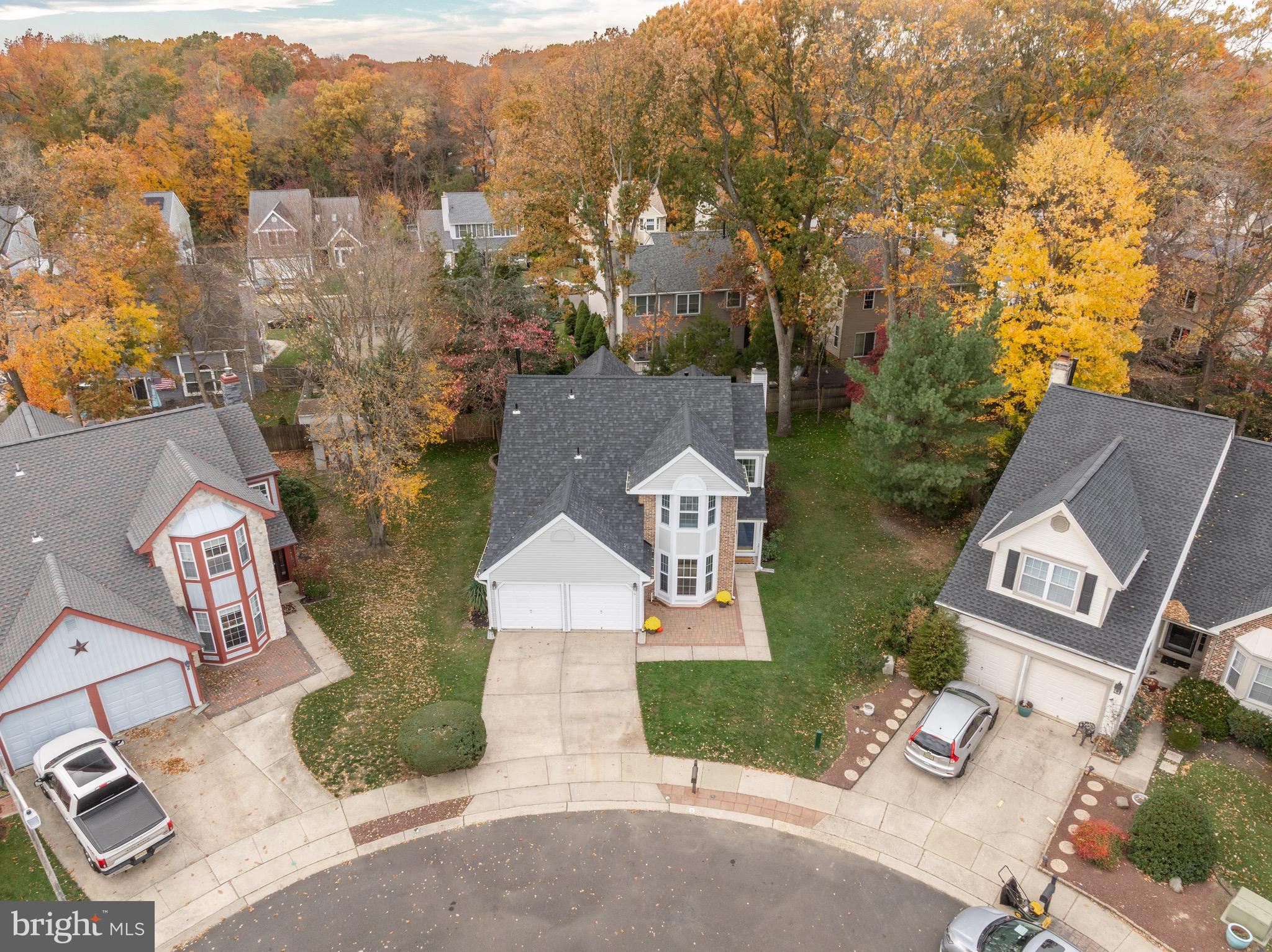 5 Hampton Court Mount Laurel, NJ 08054 - Photo 39 of 46 an aerial view of multiple houses with yard