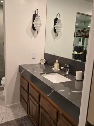 a view of a lake with a large trees