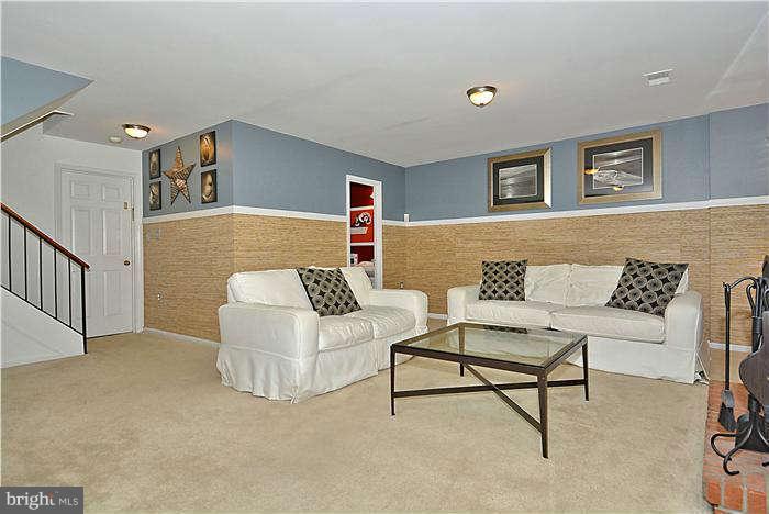 11720 Dry River Court Reston, VA 20191 - Photo 16 of 30 Open & Tastefully Finished Rec. Room w/ Half Bath