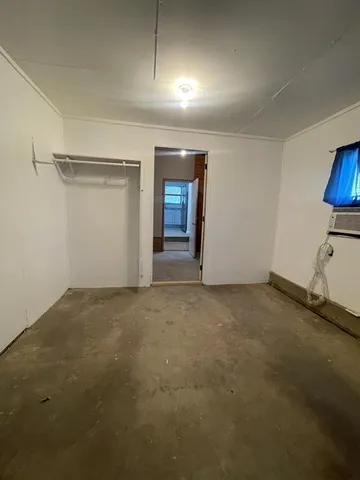 a view of a room with window