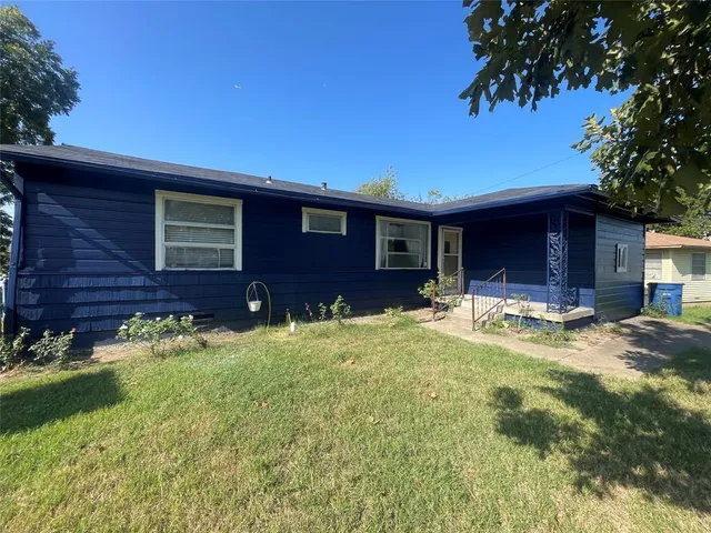 a backyard of a house