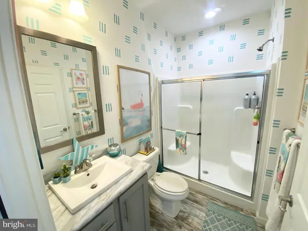 a white toilet sitting next to a shower curtain