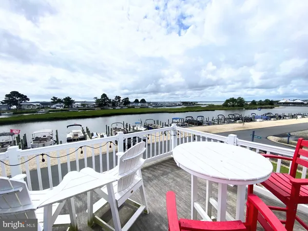 a view of a lake with houses