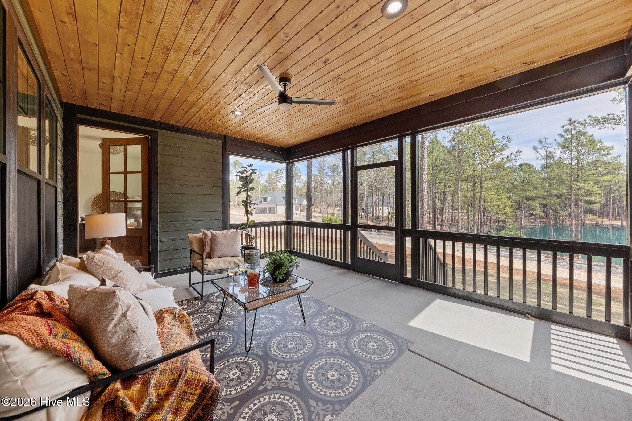 2841 Murdocksville Road West End, NC 27376 - Photo 39 of 68 Screen Porch Access from Dining & Study