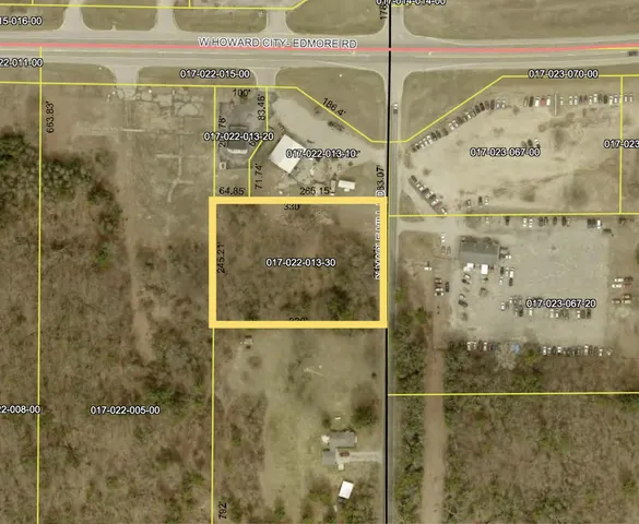 $60,000 | V/l North Maple Hill Road, Howard City, MI 49329