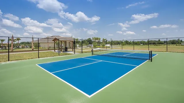 a view of a tennis court