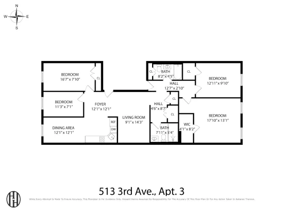 $9,500 | 513 3rd Avenue, Unit 3 | Murray Hill