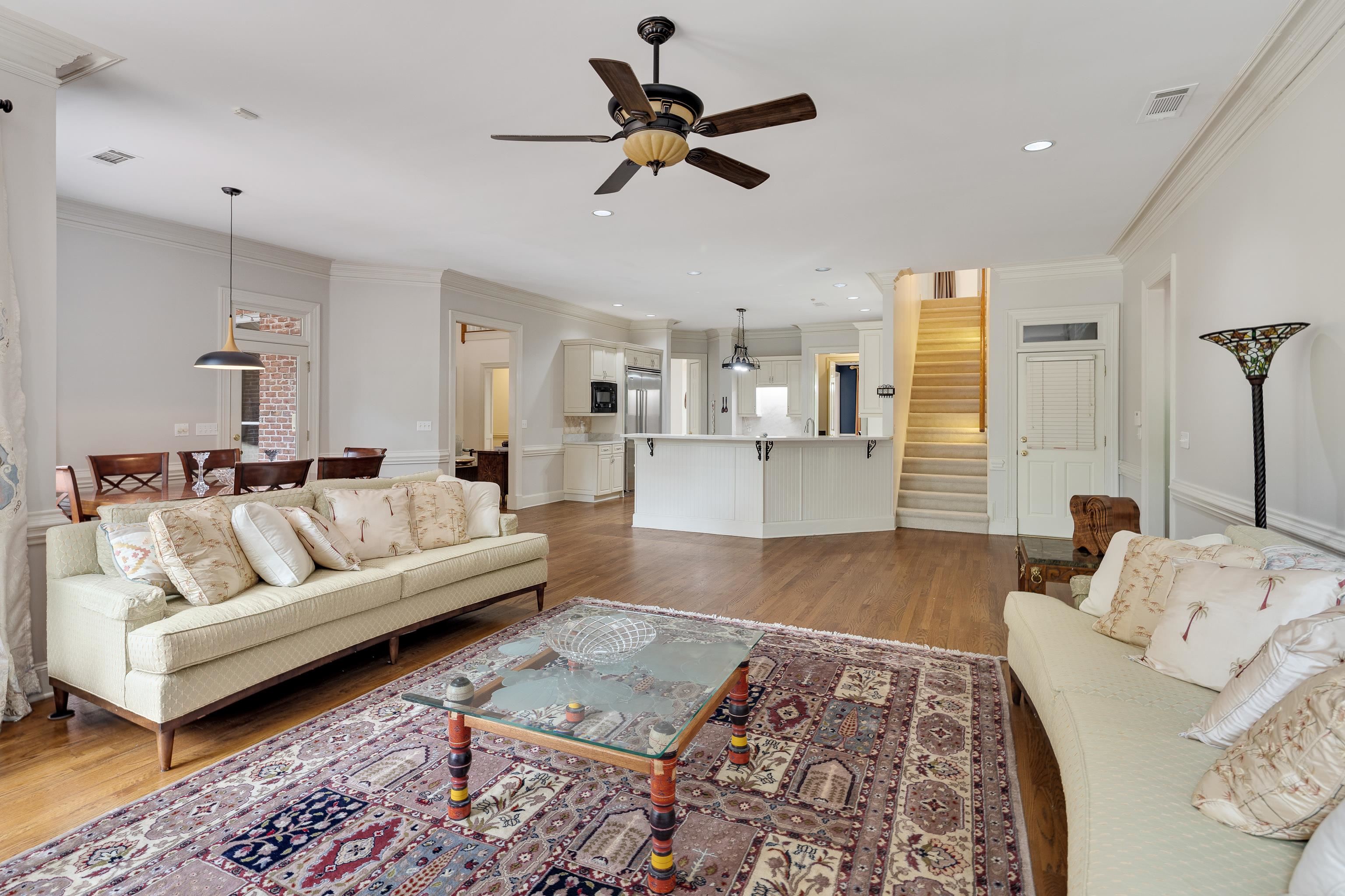 350 Bluff Ridge Cove Memphis, TN 38018 - Photo 21 of 37 Expansive living area featuring wood-finish flooring, recessed lighting, and a ceiling fan