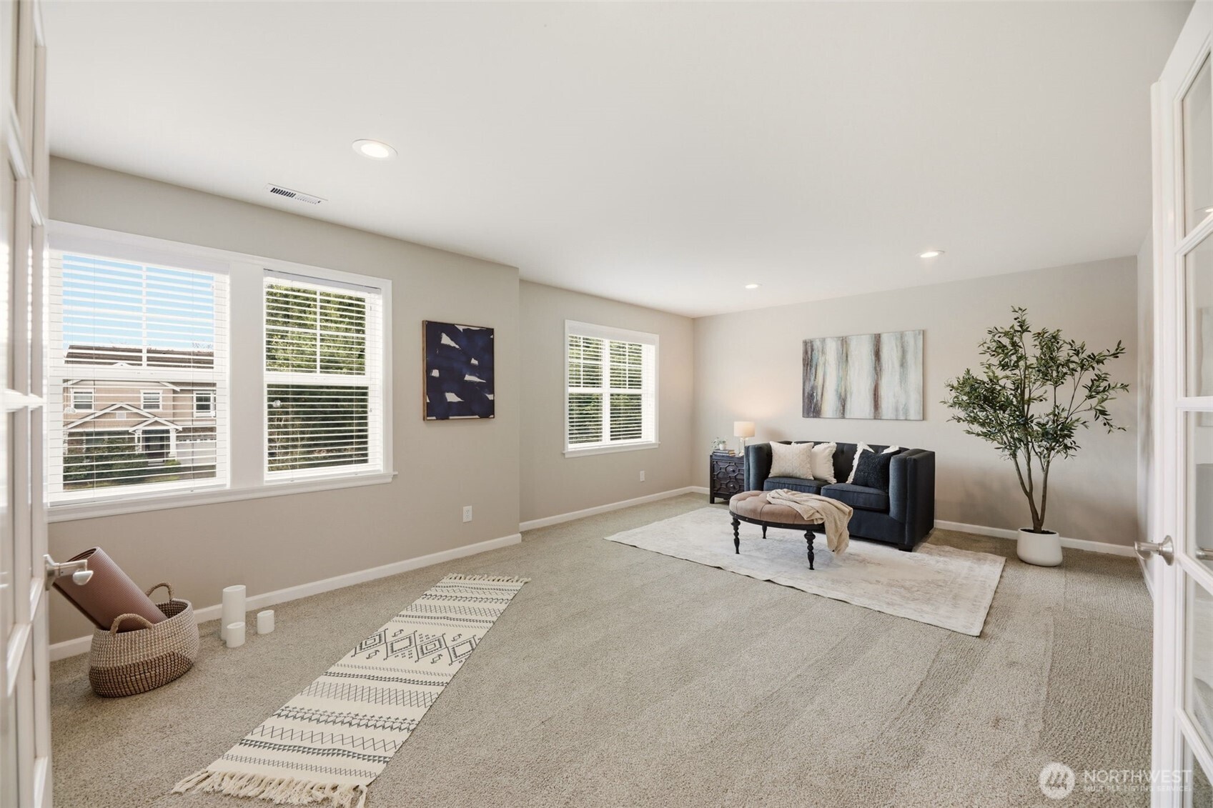 3501 156th Place Southeast Bothell, WA 98012 - Photo 23 of 36 a living room with furniture and windows