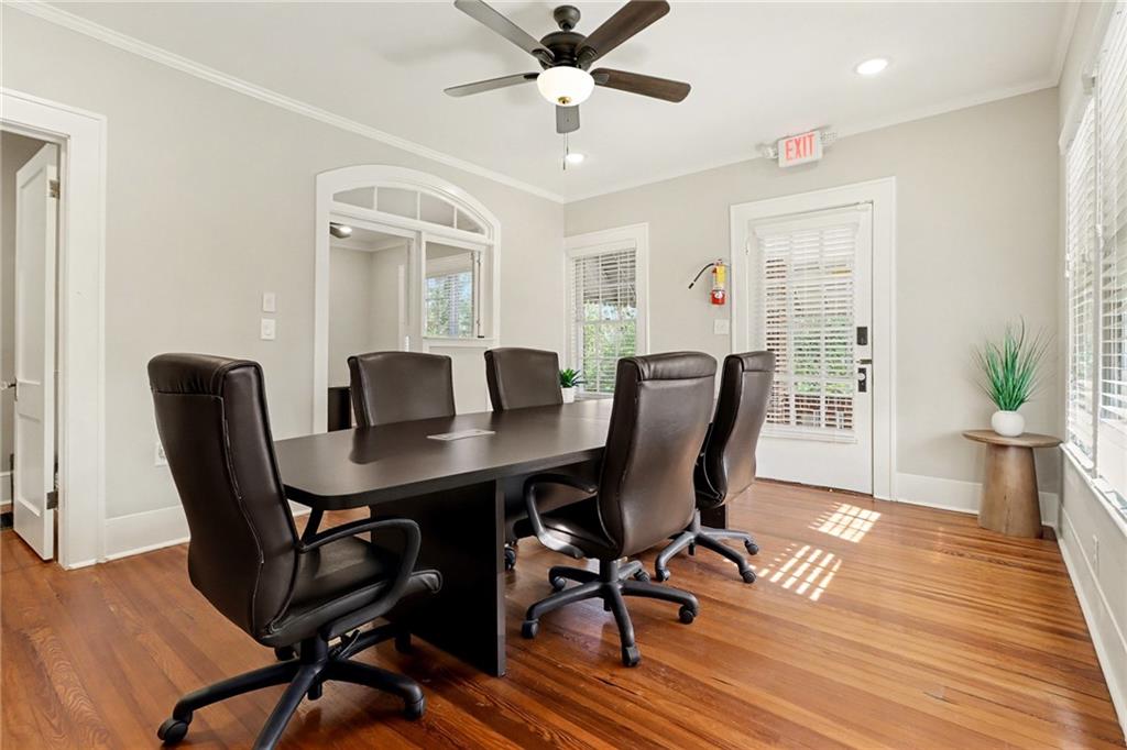109 Stockbridge Road Jonesboro, GA 30236 - Photo 4 of 16 a view of a dining room with furniture window and wooden floor