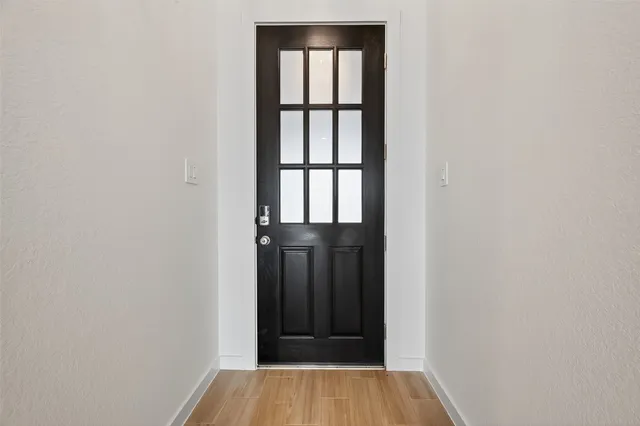 a view of a front door