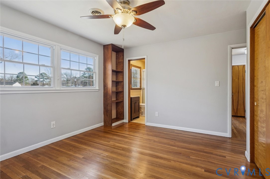 4 Michele Drive Hampton, VA 23669 - Photo 24 of 36 wooden floor in an empty room with a window