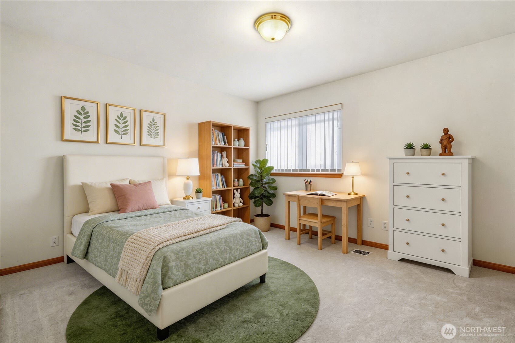 18639 175th Avenue Southeast Renton, WA 98058 - Photo 29 of 37 a bedroom with a bed and furniture