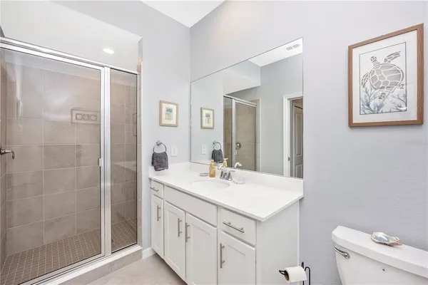 a living room with a rug