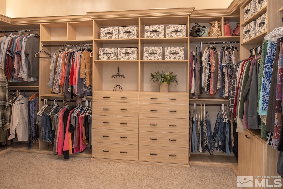 3012 Feathertop Drive Reno, NV 89521 - Photo 25 of 40 a view of walk in closet with clothes