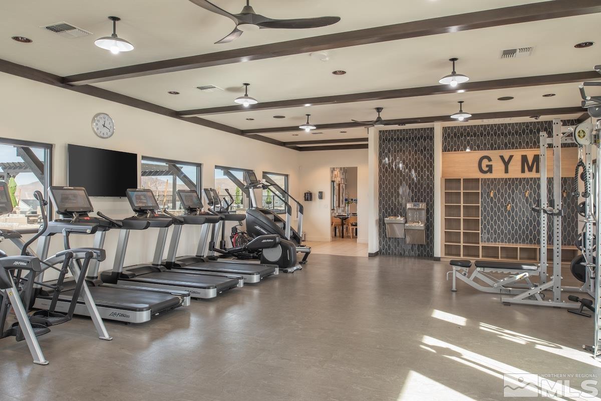 3012 Feathertop Drive Reno, NV 89521 - Photo 37 of 40 a view of a room with gym equipment
