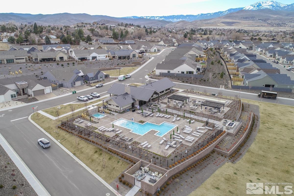 3012 Feathertop Drive Reno, NV 89521 - Photo 39 of 40 an aerial view of a house with a garden