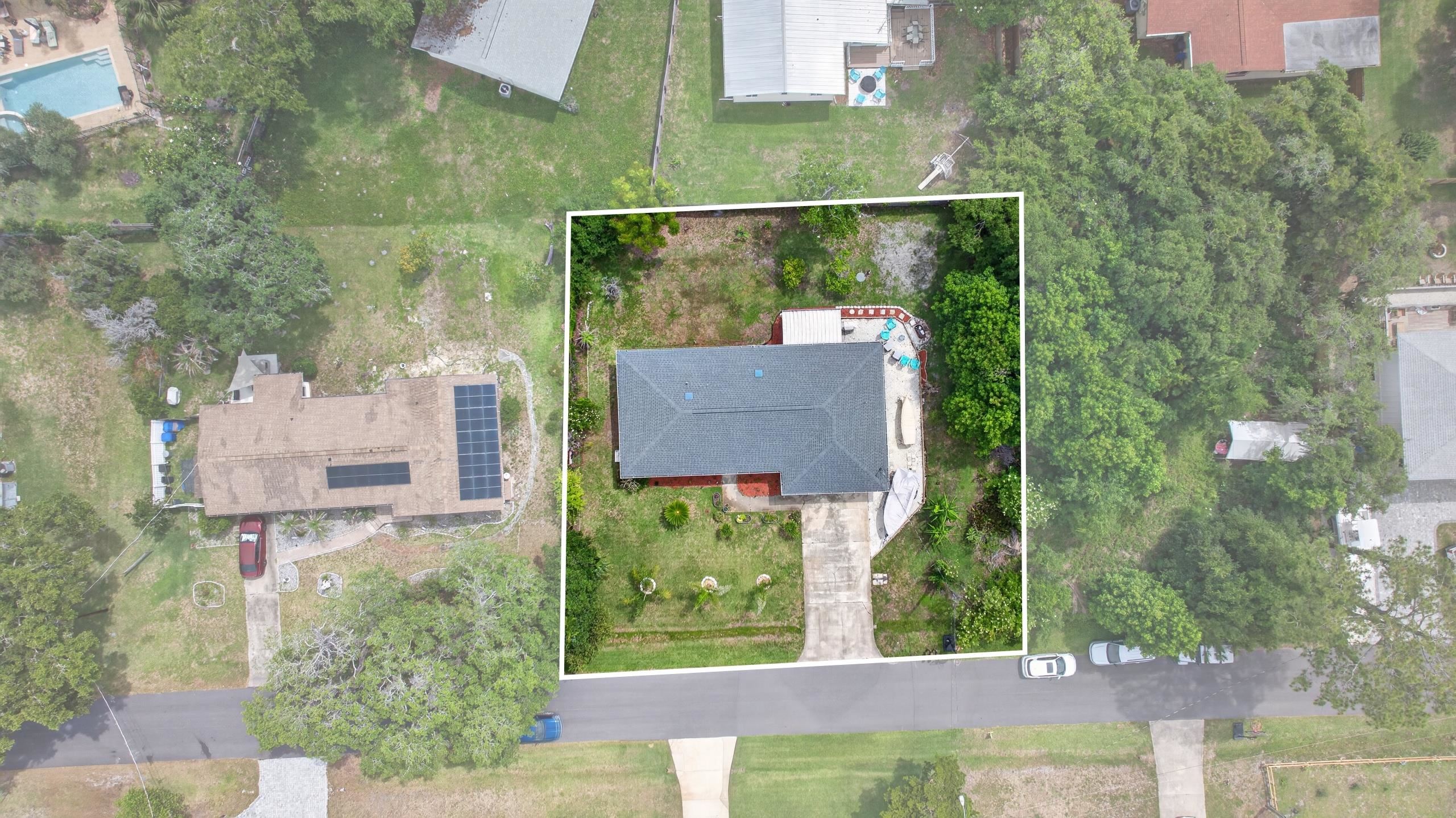 111 Pompano Road St. Augustine, FL 32086 - Photo 41 of 61 an aerial view of a house and yard