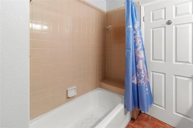 a view of a lake with sitting area