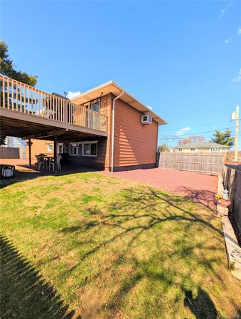 a view of a swimming pool with an outdoor space
