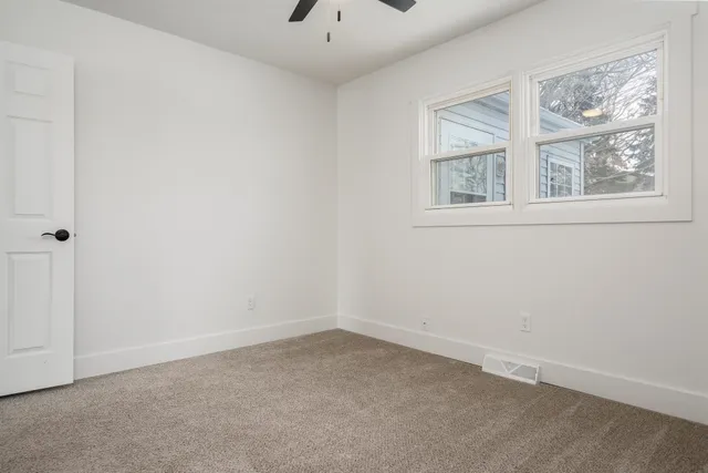 a view of an empty room