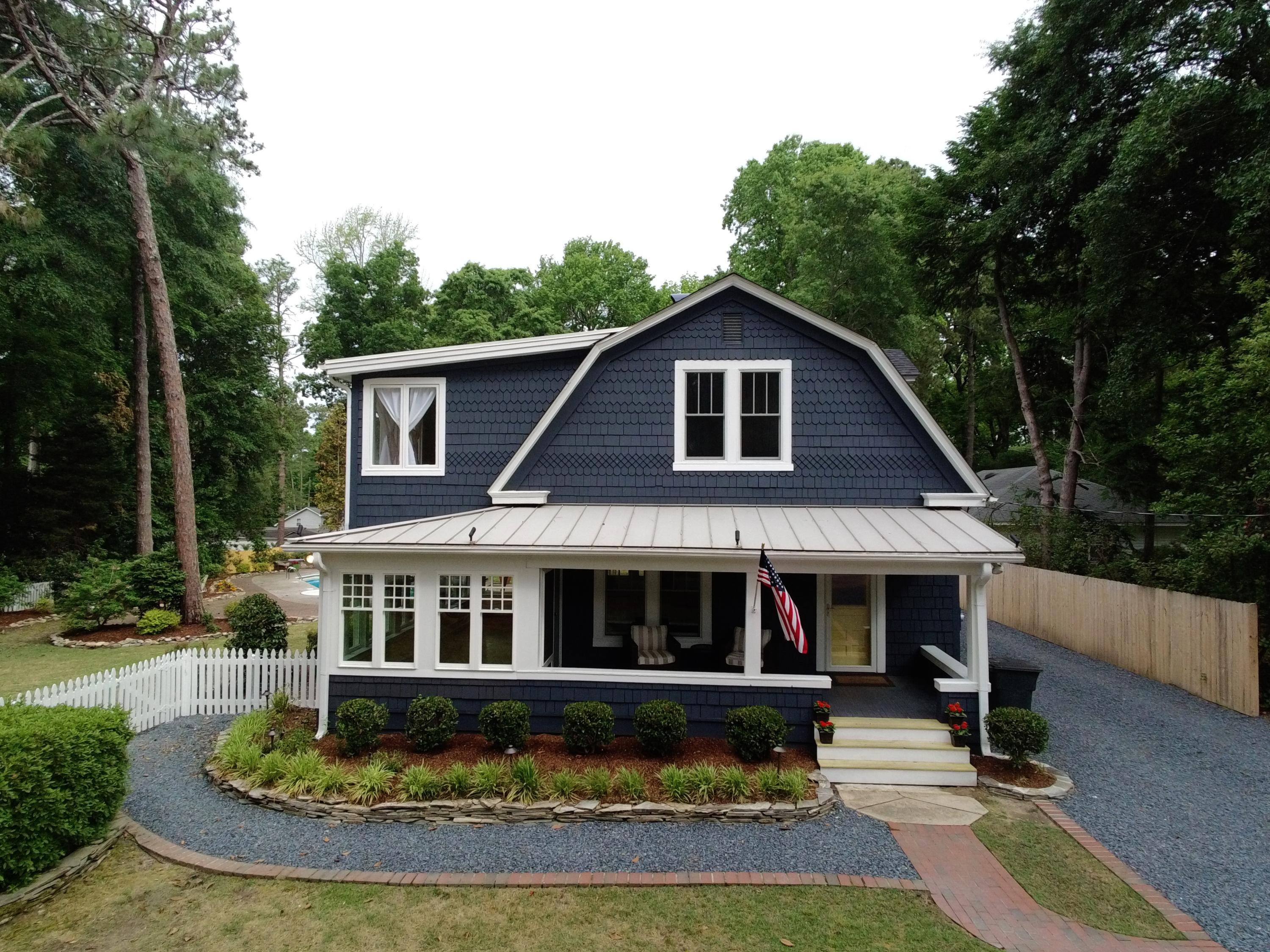 570 South Ridge Street Southern Pines, NC 28387 - Photo 5 of 44 570 S RIDGE ST DRONE PHOTO OF HOUSE
