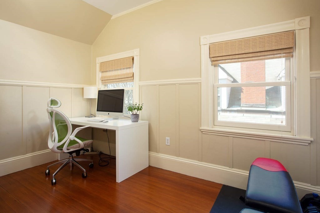 145 Salisbury Road, Unit 145 Brookline, MA 02445 - Photo 15 of 17 a view of a workspace with furniture and a window