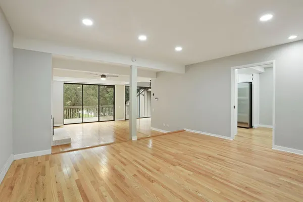 a view of empty room