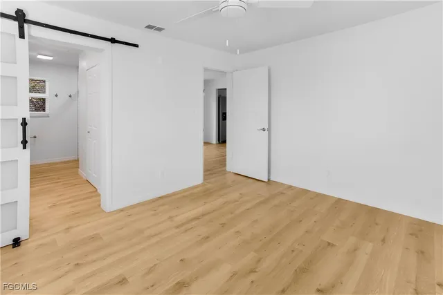 a view of an empty room