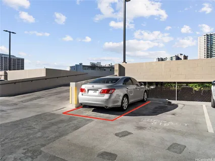 a car parked on the side of the road