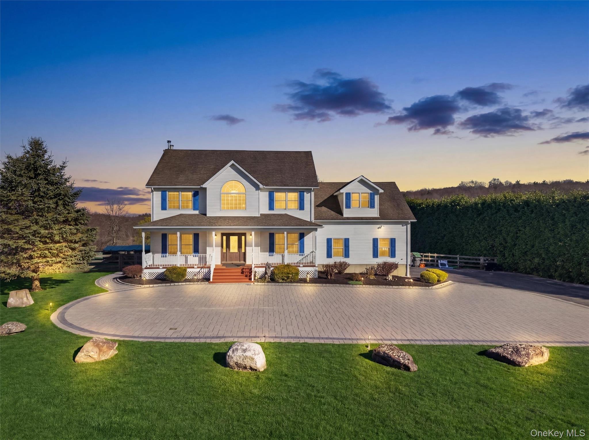 204 Brola Road Middletown, NY 10940 - Photo 1 of 50 Custom paver parking welcomes you to this proud colonial on a majestic 10 acre retreat