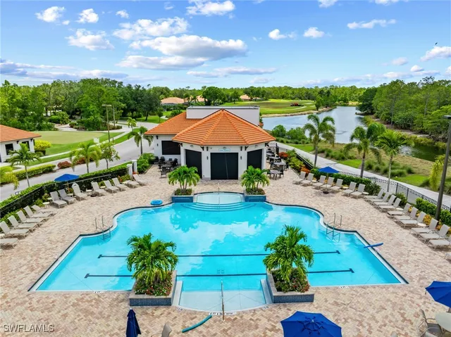 a view of an outdoor space and mountain view