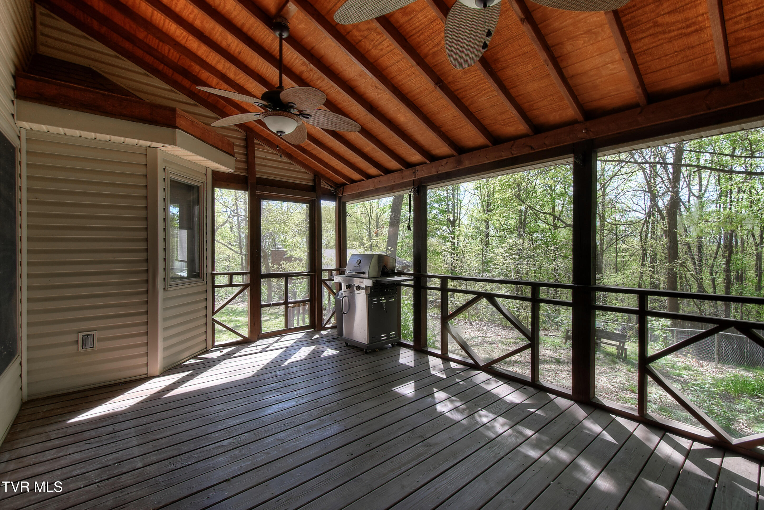 455 Carlton Road Bristol, TN 37620 - Photo 42 of 66 Fully Screened Covered Back Deck