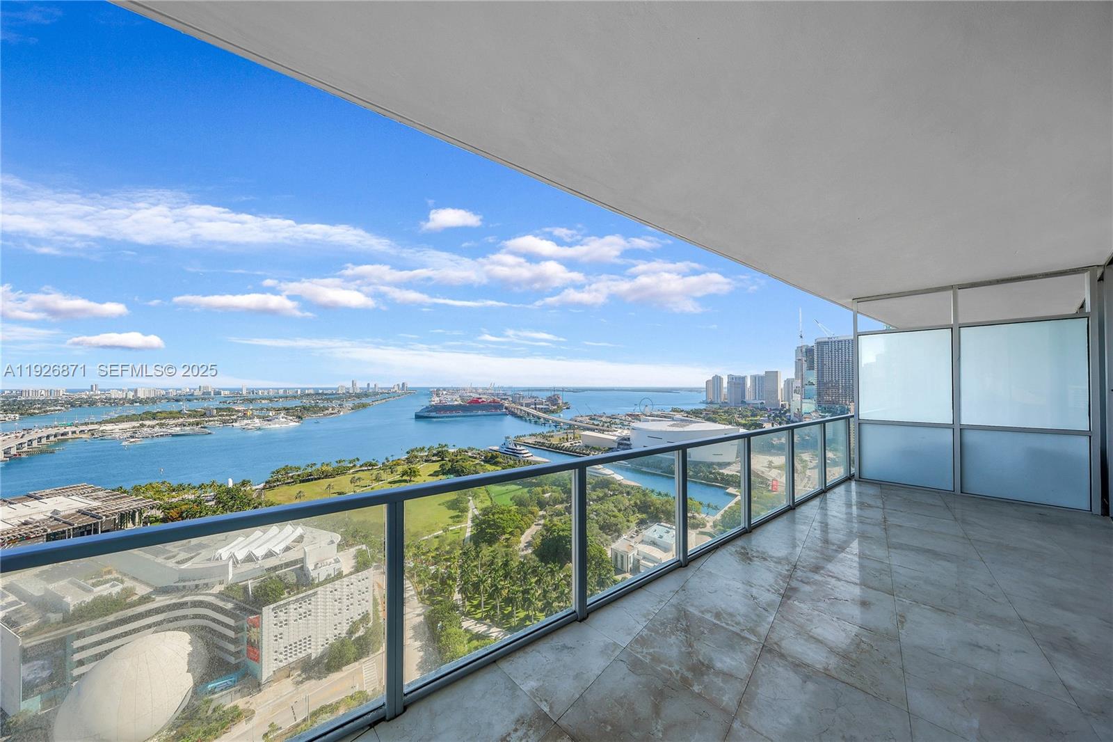 1100 Biscayne Boulevard, Unit 3103 Miami, FL 33132 - Photo 21 of 28 a view of balcony with city view