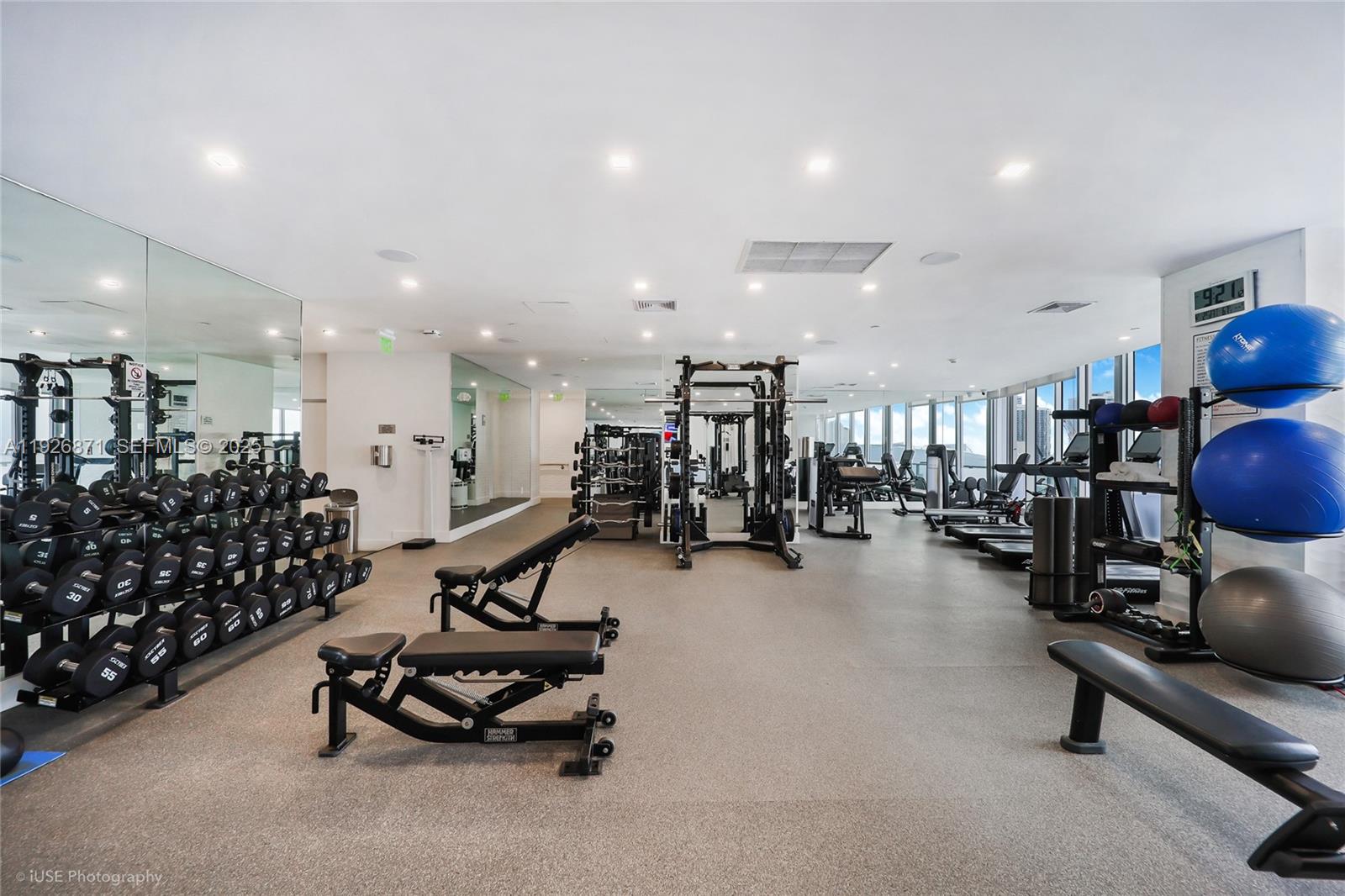 1100 Biscayne Boulevard, Unit 3103 Miami, FL 33132 - Photo 27 of 28 a view of a room with gym equipment